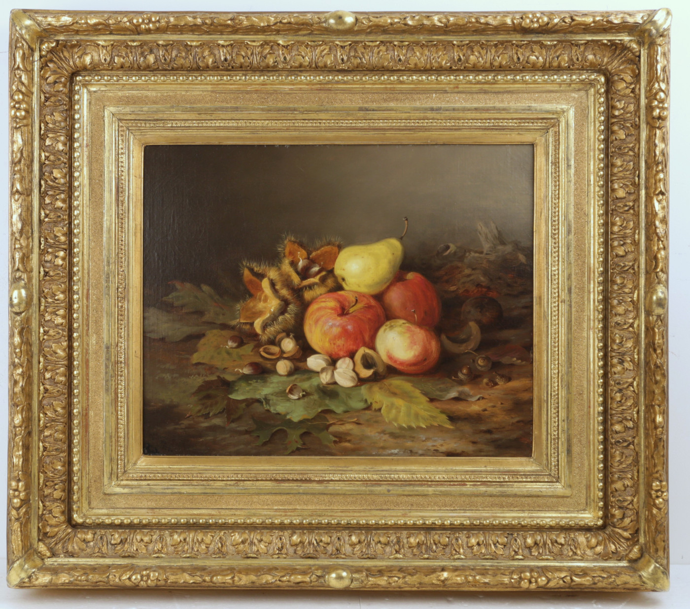 Xanthus Russell Smith 19 Century Painting - Fruits