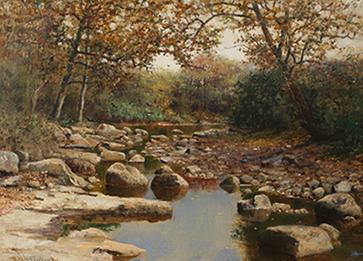 Robert Ward Van Bosterck – Rocky New England Stream
