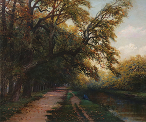 Robert Ward Van Boskerck (American 1855 - 1932) Old Canal
