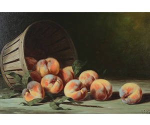 Albert Francis King - Overturned Basket of Peaches