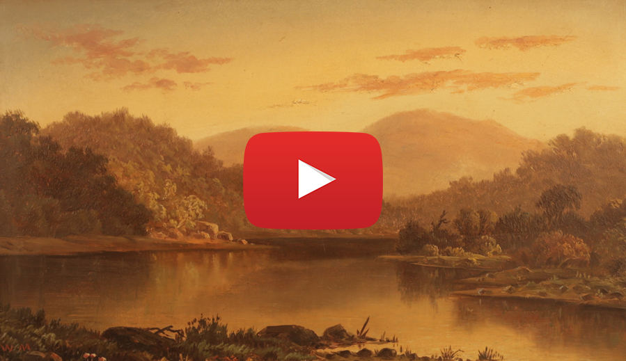William Lewis Marple - Reflections on the Lake.