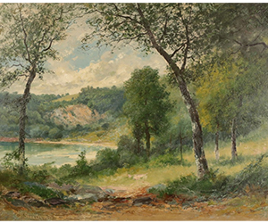 Christopher Hight Shearer - A View of the Pond 