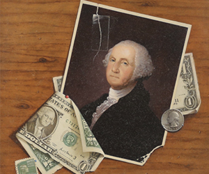 John Allen Yerger - George Washington Trompe L'oeil